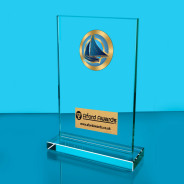 Sailing Thick Glass Plaque with Black Presentation Box