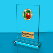 Snooker Thick Glass Plaque with Black Presentation Box