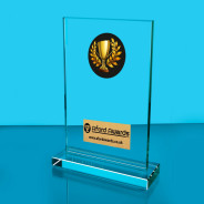 Winner Thick Glass Plaque with Black Presentation Box
