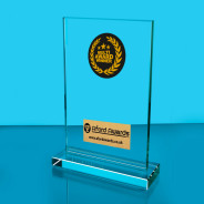 Winner Thick Glass Plaque with Black Presentation Box