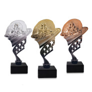 Go Karting Trophy - Gold, Silver & Bronze