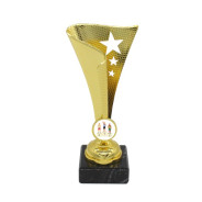 Athletics Star Flame Cup with Centre Holder on Marble Base
