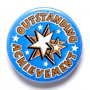 Outstanding Achievement Button Badg