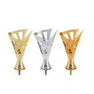 Celebration Plastic Cup Topper - Gold, Silver or Bronze