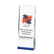 Colour Printed Legend Crystal Award
