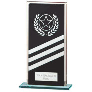 Talisman Mirror Glass Award Black/Silver
