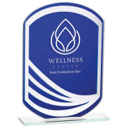 Argon Mirrored Glass Award Blue 