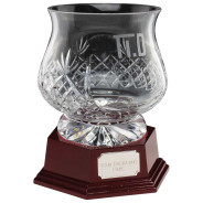 Lindisfarne Saint Finan Crystal Vase on Base