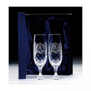 Lindisfarne Orco Crystal Champagne Glass