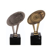 Metal Darts Award on Marble Base