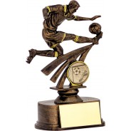 Male Striking Football Trophy