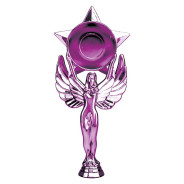 Serene Victory Angel Topper - Purple