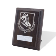 UV Colour Printed Athletics Walnut Plaque with Strut