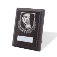 UV Colour Printed Boxing Walnut Plaque with Strut