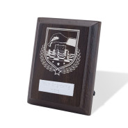 UV Colour Printed Chess Walnut Plaque with Strut