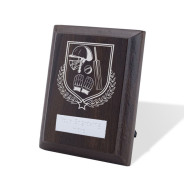 UV Colour Printed Cricket Walnut Plaque with Strut