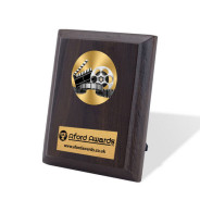 Film Walnut Plaque with Strut