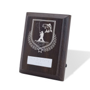 UV Colour Printed Fishing Walnut Plaque with Strut