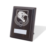 UV Colour Printed Motorsport Walnut Plaque with Strut