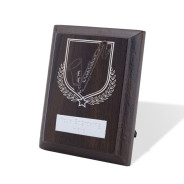 UV Colour Printed Music Walnut Plaque with Strut