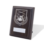 UV Colour Printed Music Walnut Plaque with Strut