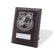 UV Colour Printed Poker Walnut Plaque with Strut
