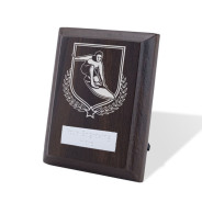 UV Colour Printed Surfing Walnut Plaque with Strut