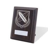 UV Colour Printed Surfing Walnut Plaque with Strut