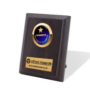 Winner Walnut Plaque with Strut