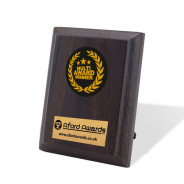 Winner Walnut Plaque with Strut