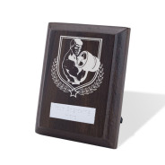 UV Colour Printed Weightlifting Walnut Plaque with Strut