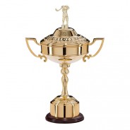 Sterling Gold Plated Golf Cup