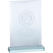 Rectangle Glass Plaque Award