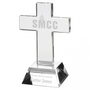 Clear Glass Chunky Pencil Award