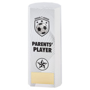 White Plastic Filled Column Football Parents Player