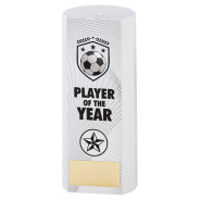 White Plastic Filled Column Football Player of the Year