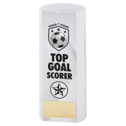 White Plastic Filled Column Football Top Goal Scorer