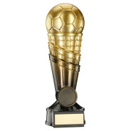 Gold & Black Filled Plastic Football Net Column