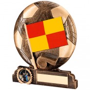 Bronze/Gold/Red/Yellow Resin Linesman Trophy