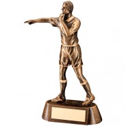 Bronze/Gold Resin Referee Figure Trophy