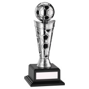 Antique Bronze Plastic Football Figure on Base