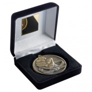 Black Velvet Box and 60mm Martial Arts Medal