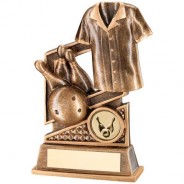 Bronze/Gold Ten Pin Diamond Series Trophy
