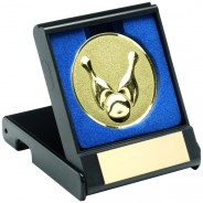Black Plastic Box With Ten Pin Insert Trophy 