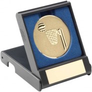 Black Plastic Box with Netball Insert