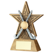 Antique Bronze Hockey Star Award