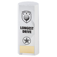 White Plastic Filled Column Golf Longest Drive