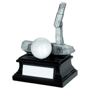 Pew/White/Black Golf Club And Ball Putter