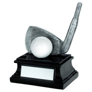 Pew/White/Black Golf Club And Ball Wedge