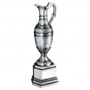 Painted Silver Golf Claret Jug Trophy